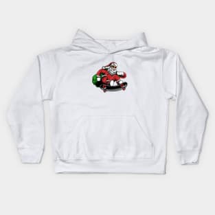 santa skate Kids Hoodie